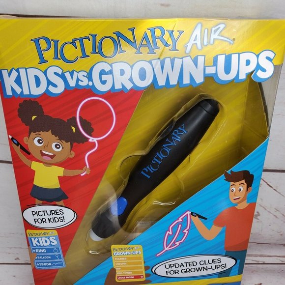 Mattel Games Pictionary Air Kids vs Grown-Ups Family Drawing Game Gift - Picture 4 of 12